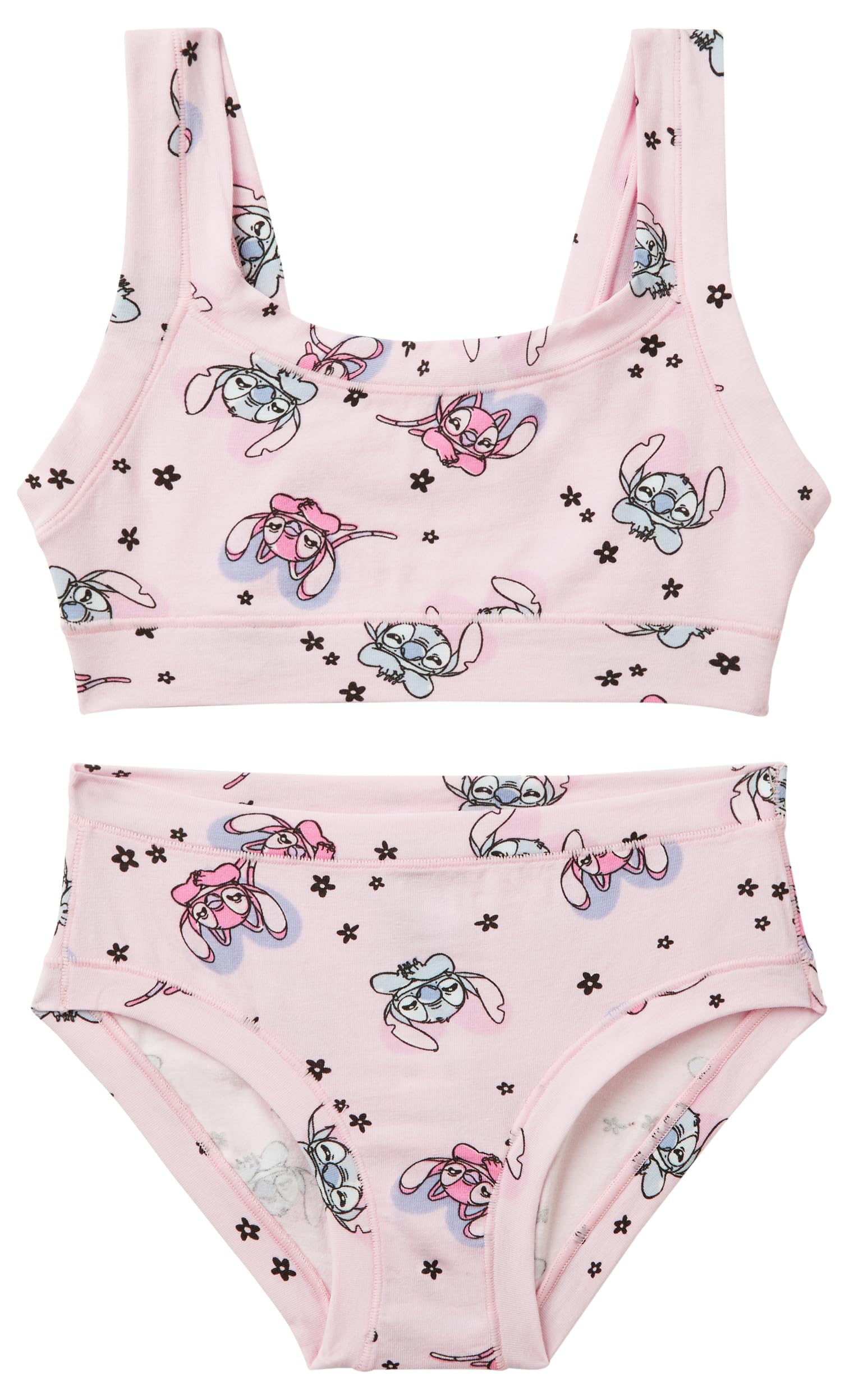 Benetton Lilo&Stitch completo bambina taglia 130 cotone organico
