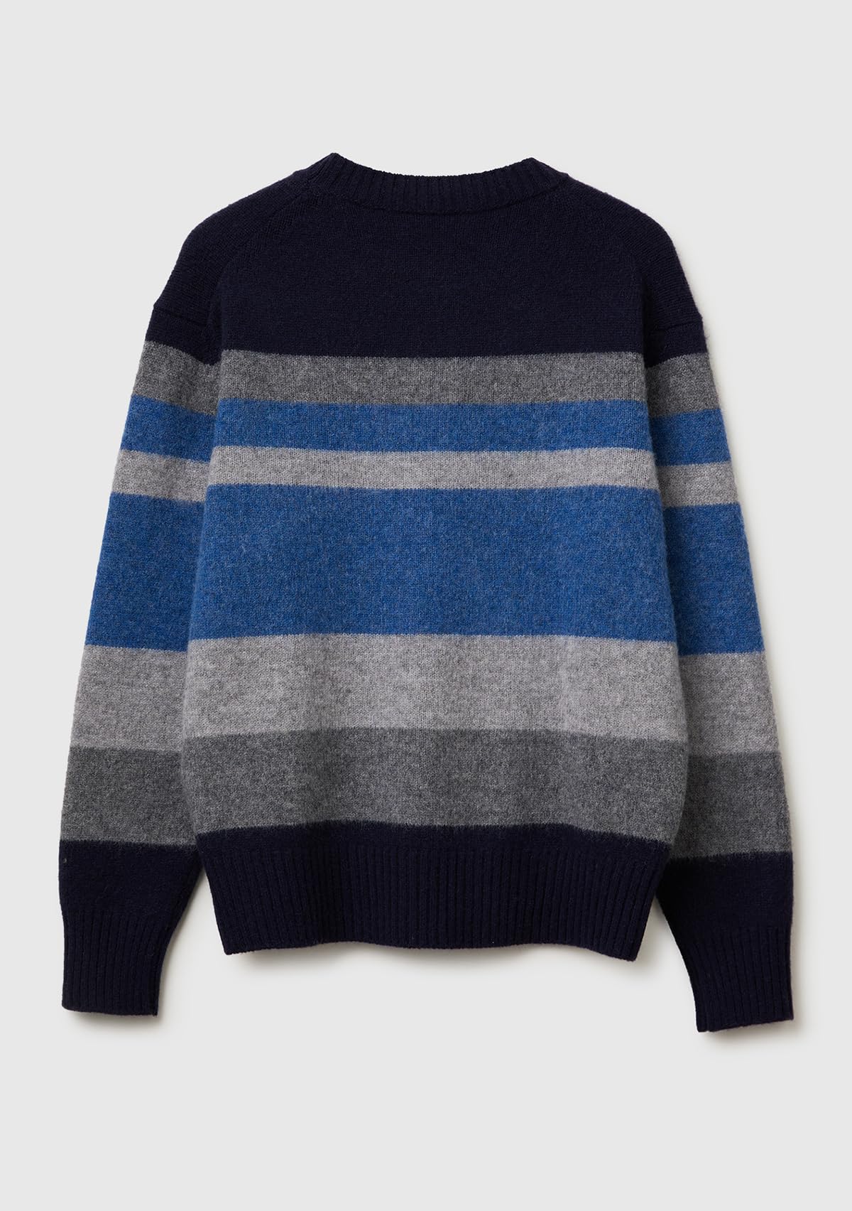 Benetton 103MK10AR Maglione Uomo Blu Taglia XS
