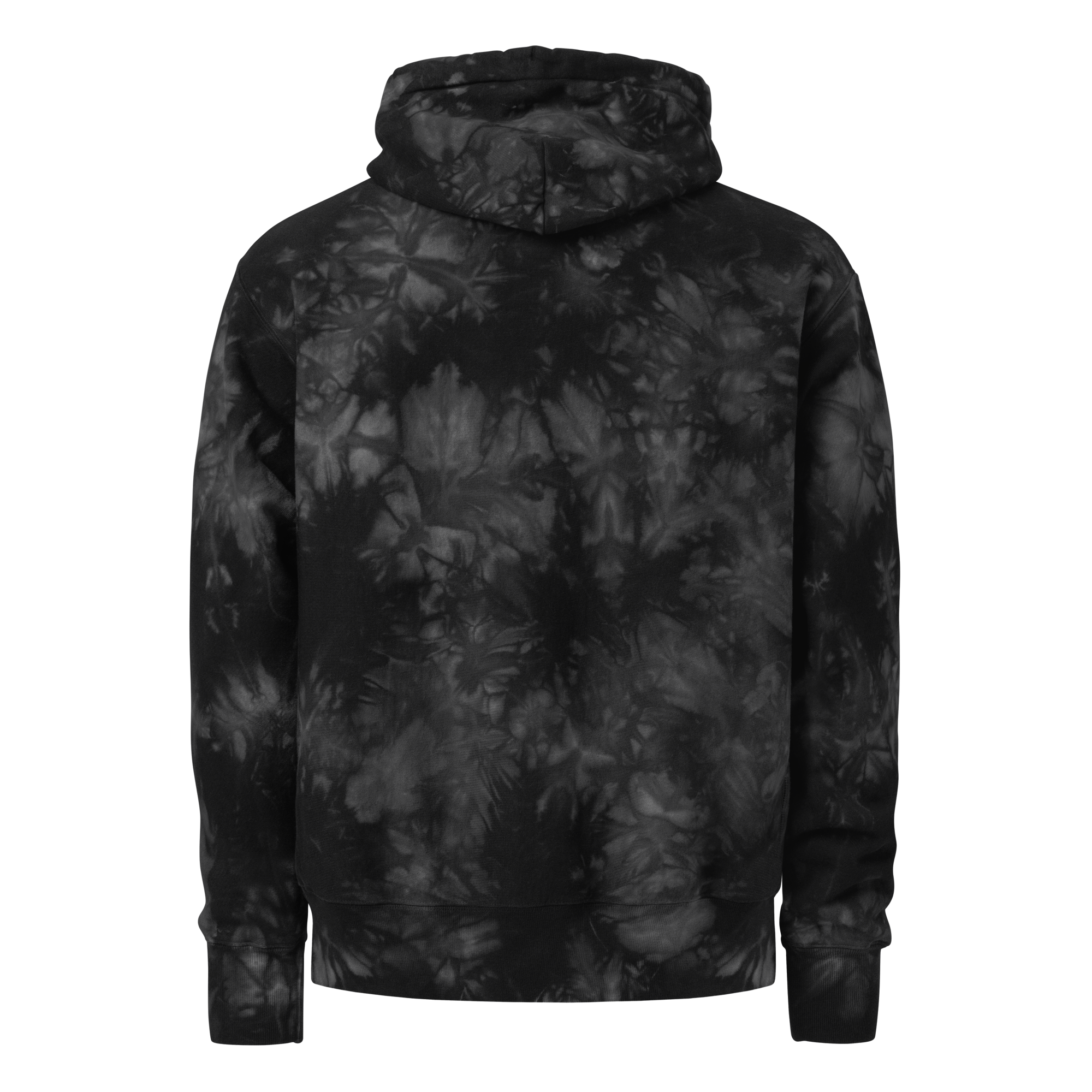 Pure Trash Straight Gas Felpa Champion tie-dye nera
