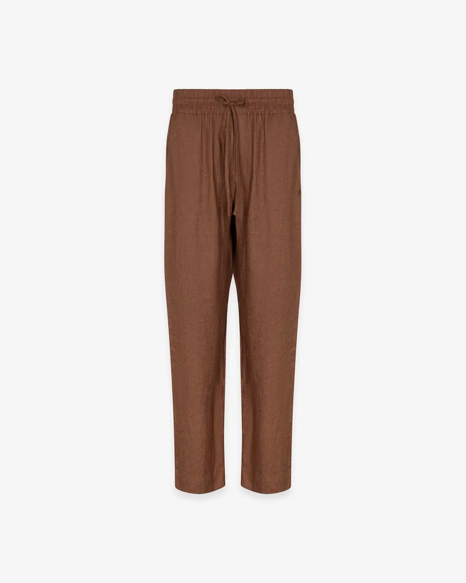 Hinnominate HMABM01552 pantalone uomo lino moka