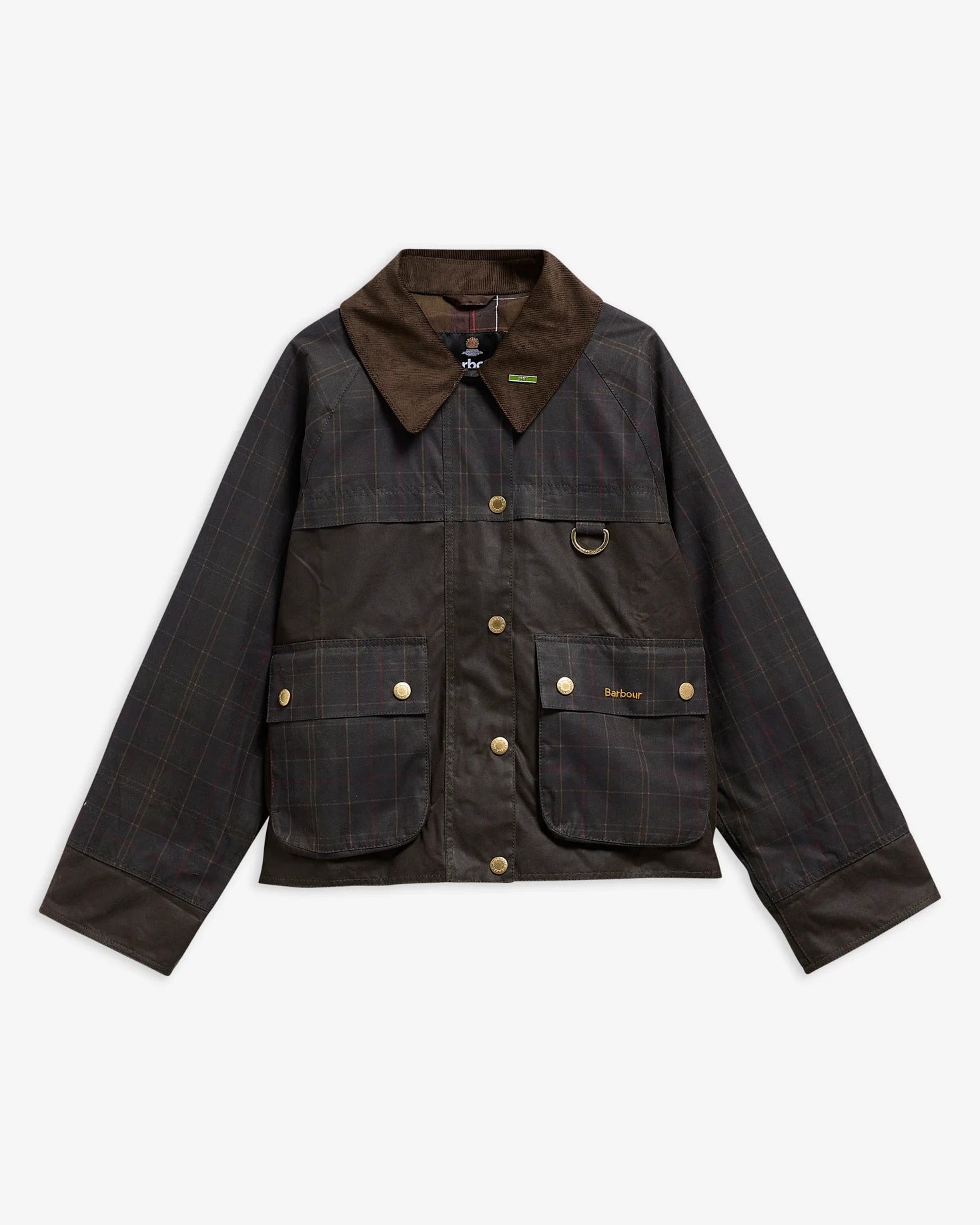 Barbour Spey LWX1584 Giacca Donna Tartan Olive