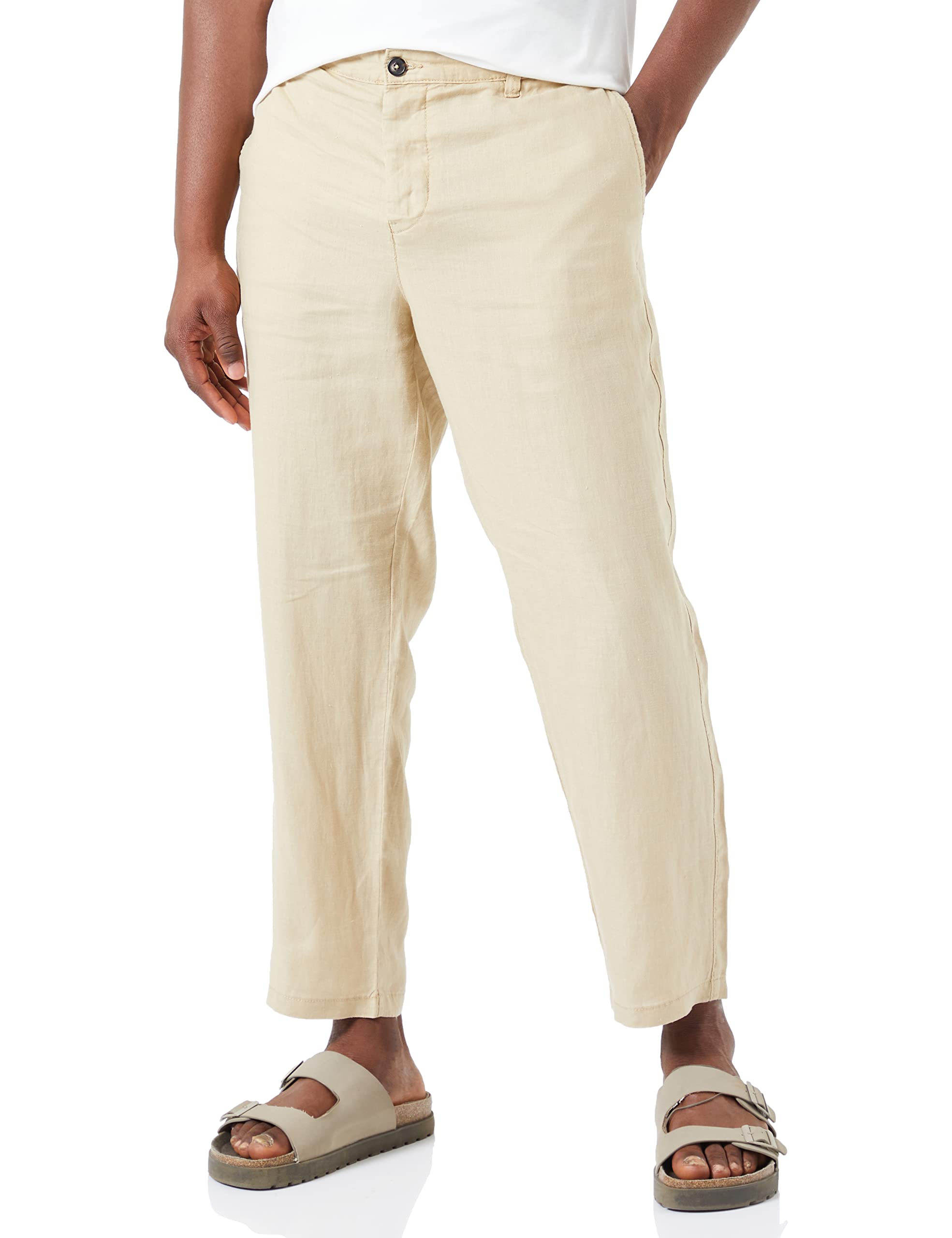 Benetton Pantaloni Uomo Pantalone Cotone Blu Scuro 016