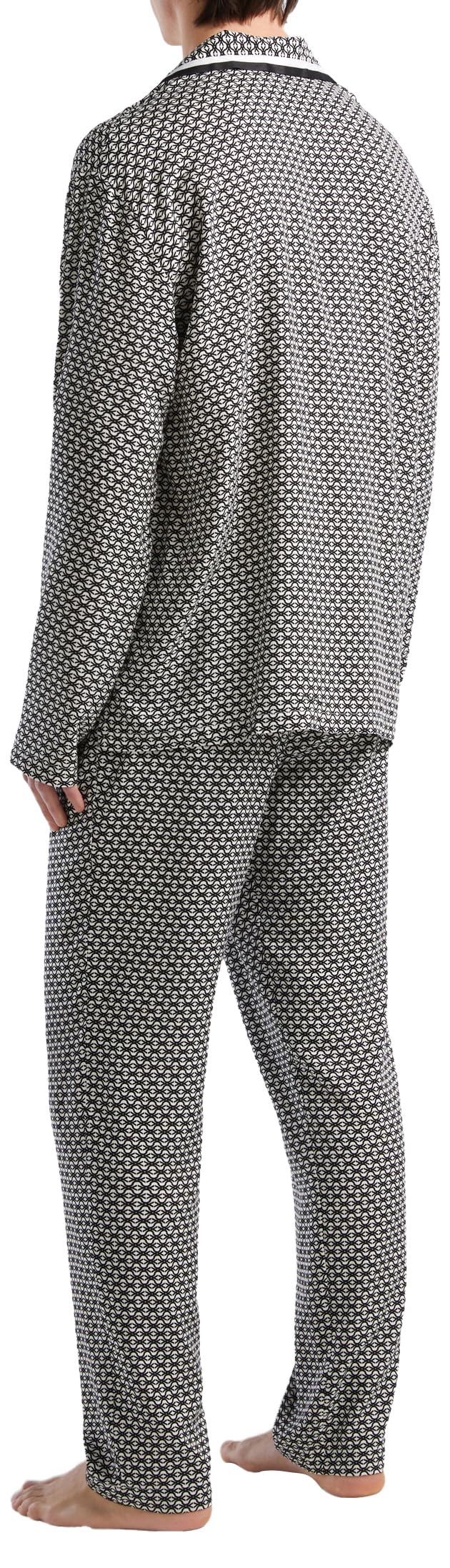 Benetton Intimo e Pigiami Set Pigiama Uomo S viscosa allover