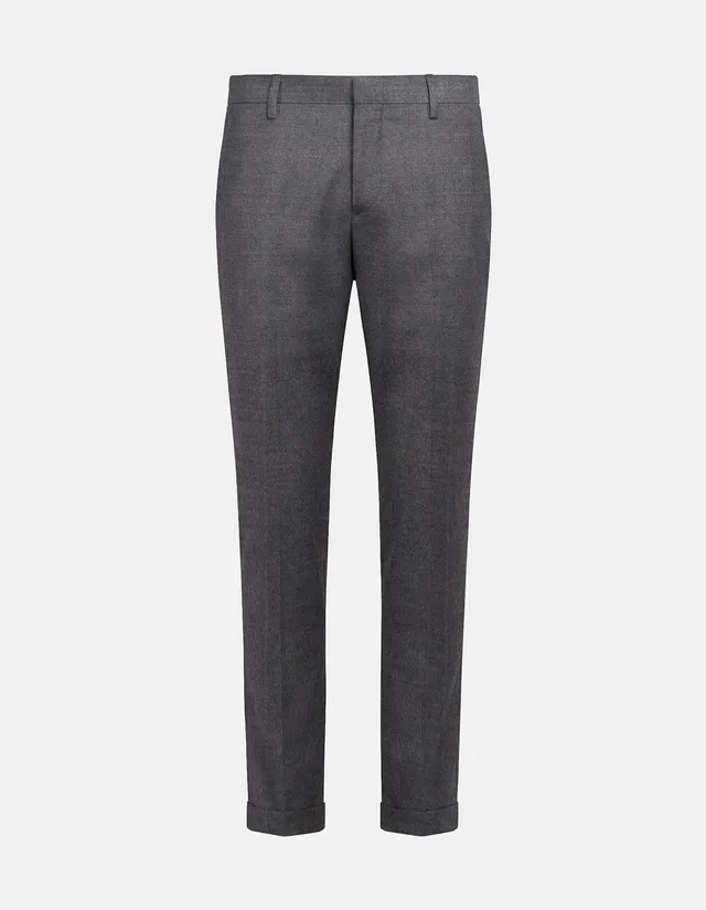 Dondup Gaubert UP235 Pantaloni Uomo Grigio Flanella
