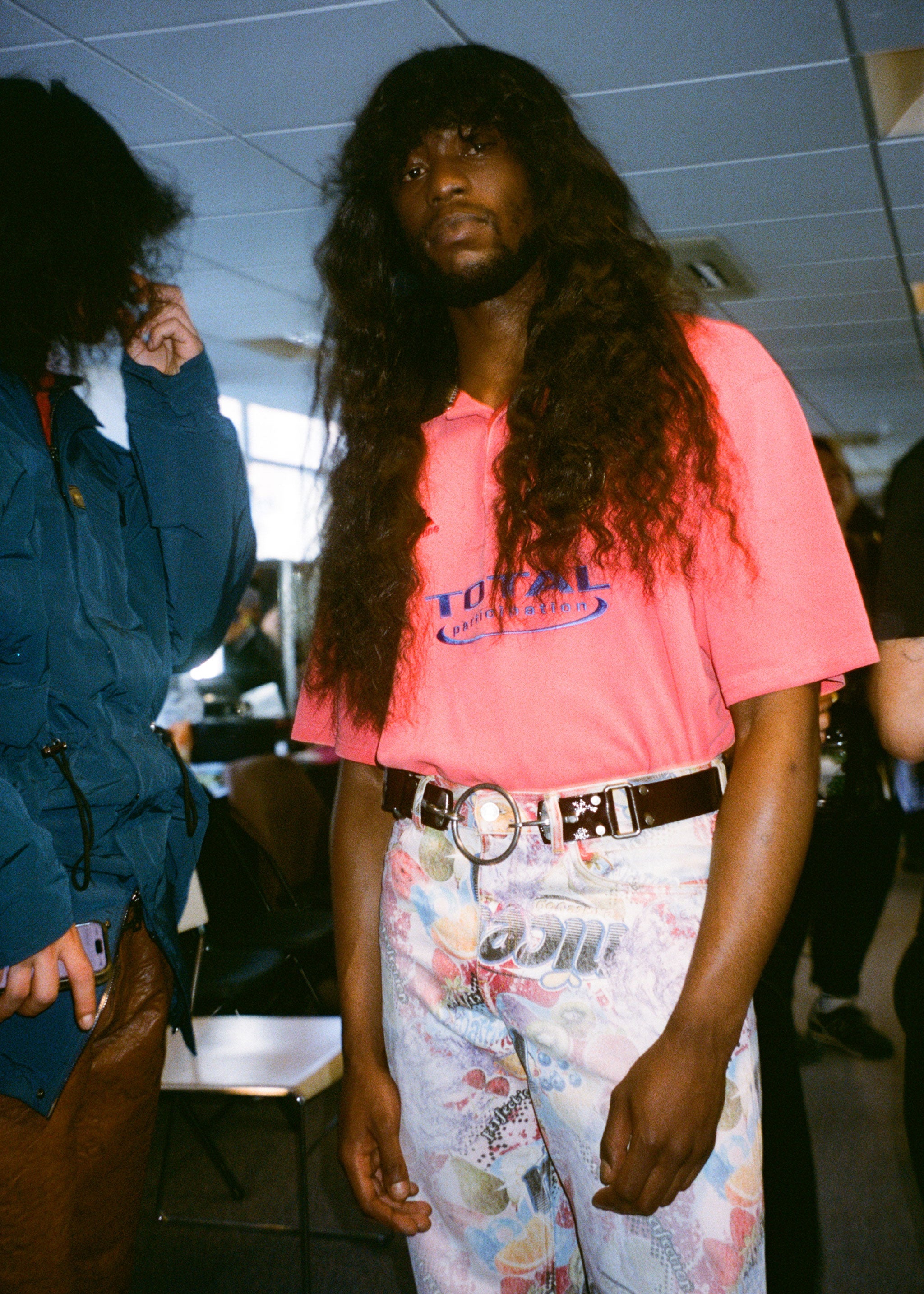 Martine Rose Oversized polo rosa cotone maniche corte