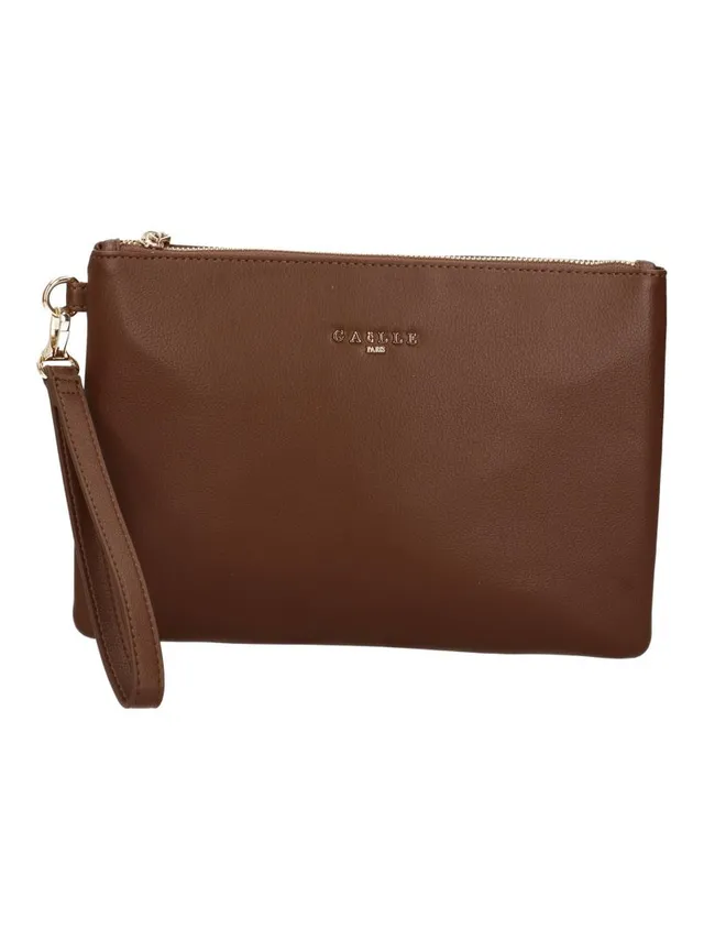 Gaelle Paris Regular pochette donna moka ecopelle