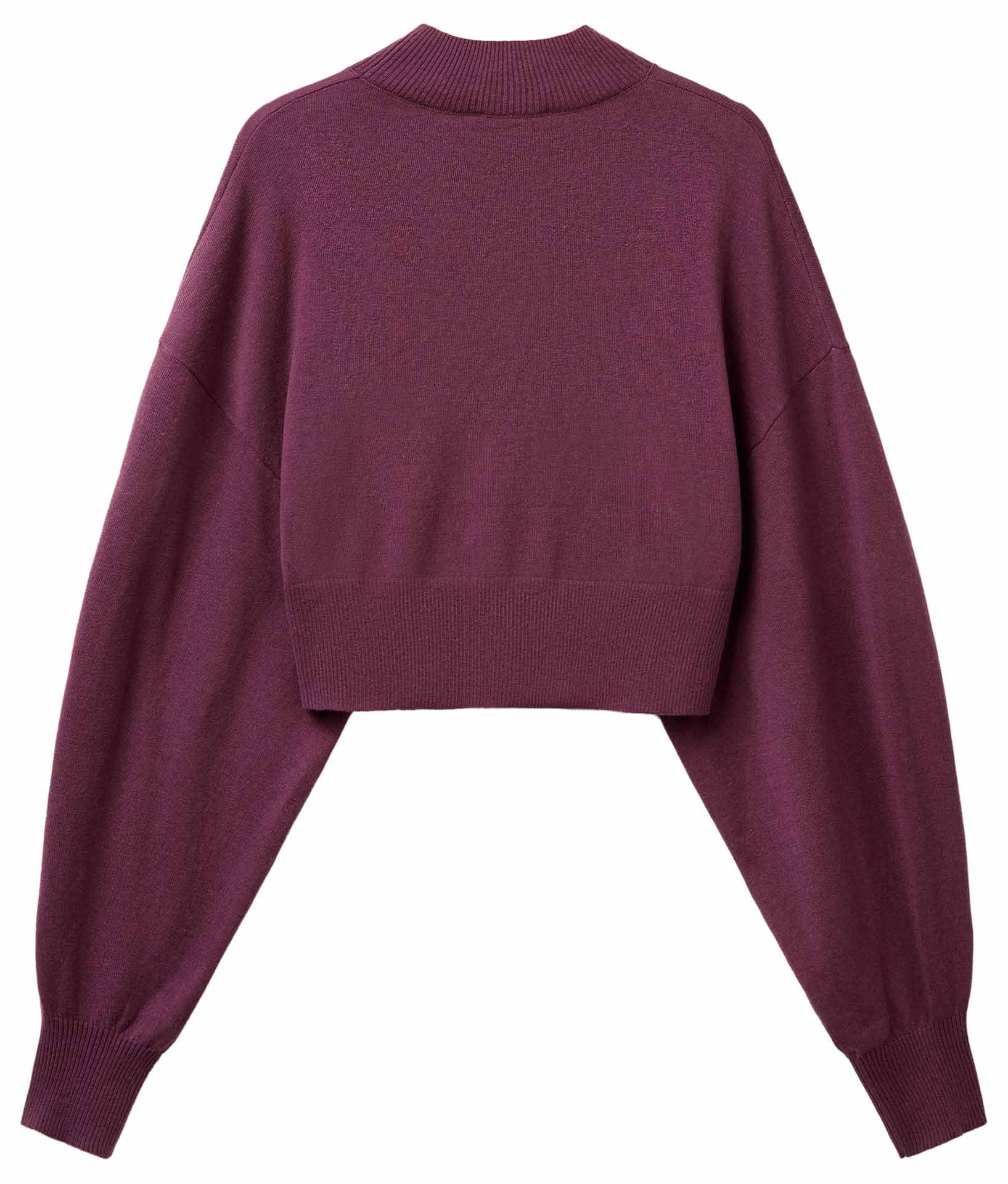 Benetton Maglieria 1y6sd2041 Maglia Lupetto Cropped