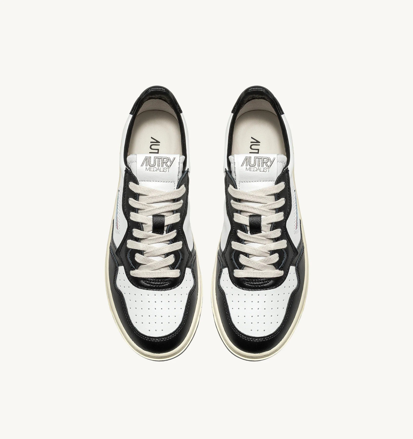 Autry Medalist Low AULM-WB01 Sneakers Uomo Bianco Nero