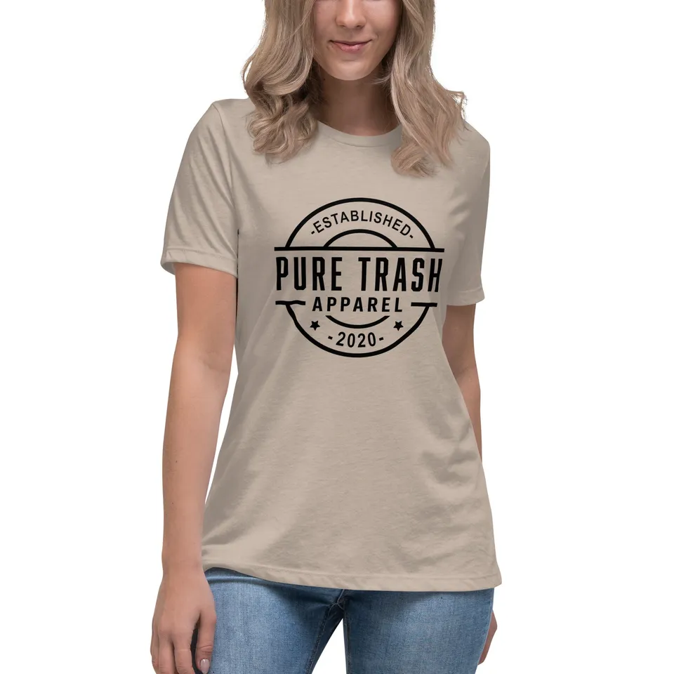 Pure Trash Collection Established maglietta donna White