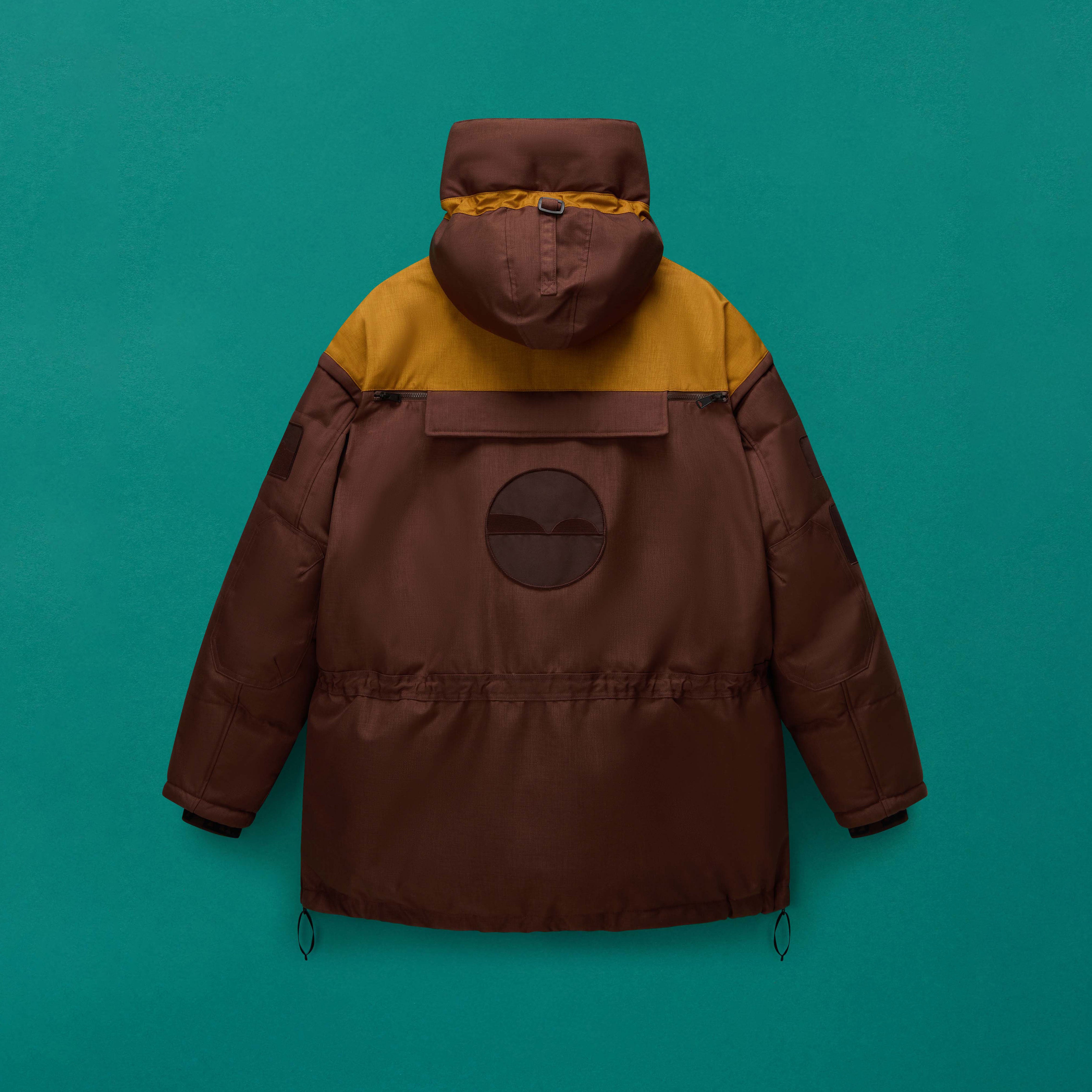 Martine Rose Skidoo Common Anorak giacca chocolate oversize