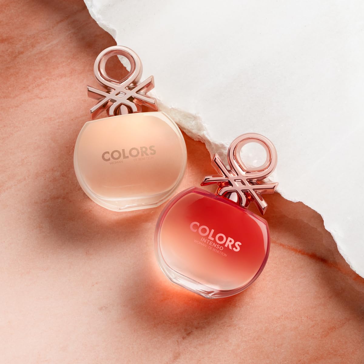 Benetton Colors Rose Intenso Eau de Parfum Donna 50 ml floreale