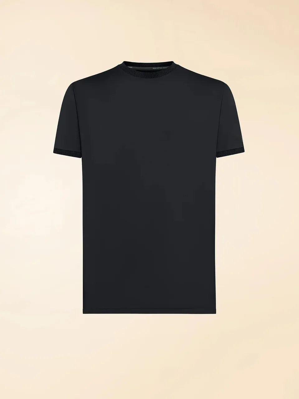 RRD 26206 Oxford t-shirt nero regular cotone uomo