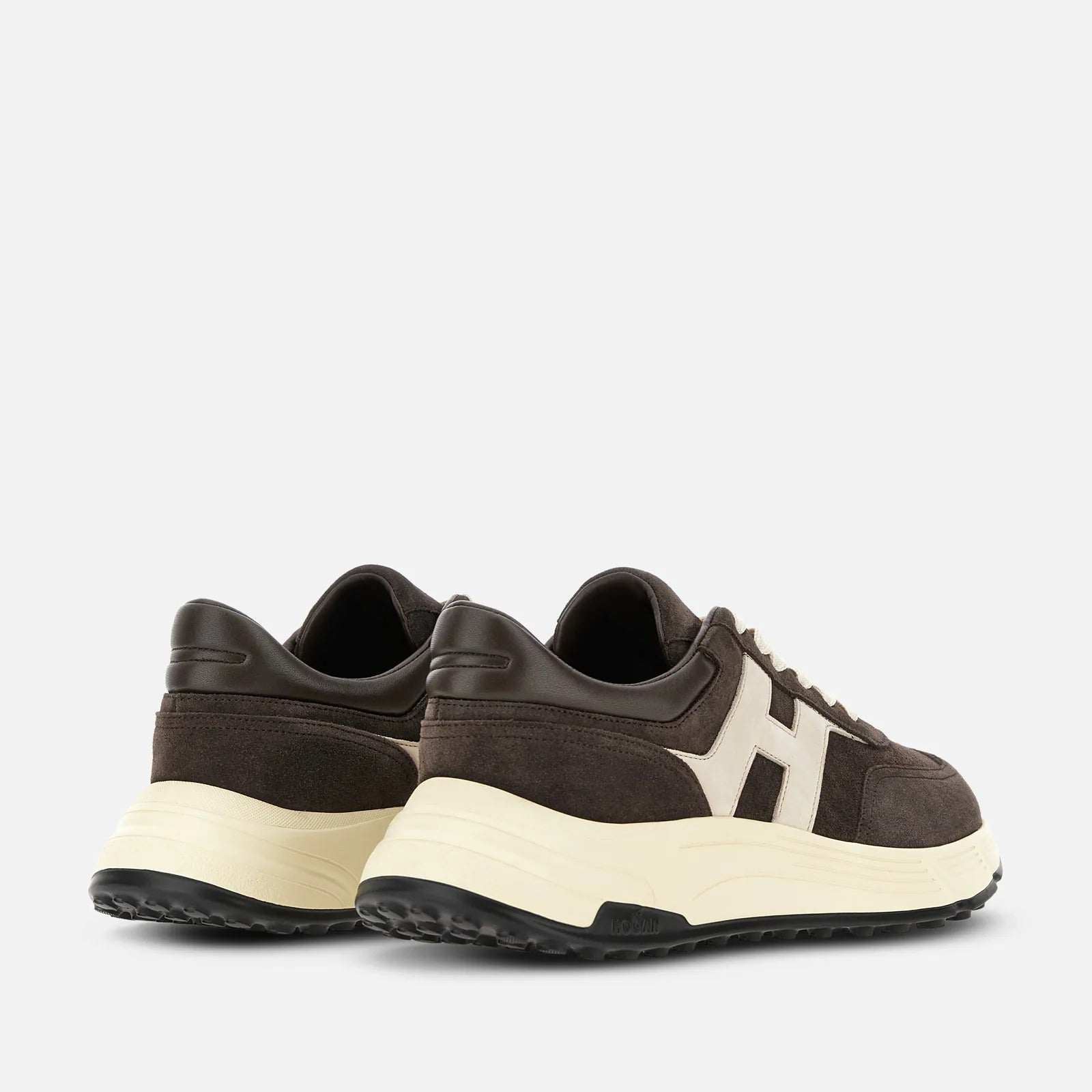 Hogan Hyperlight HXM5630FR30S9G739T sneakers uomo marrone suede
