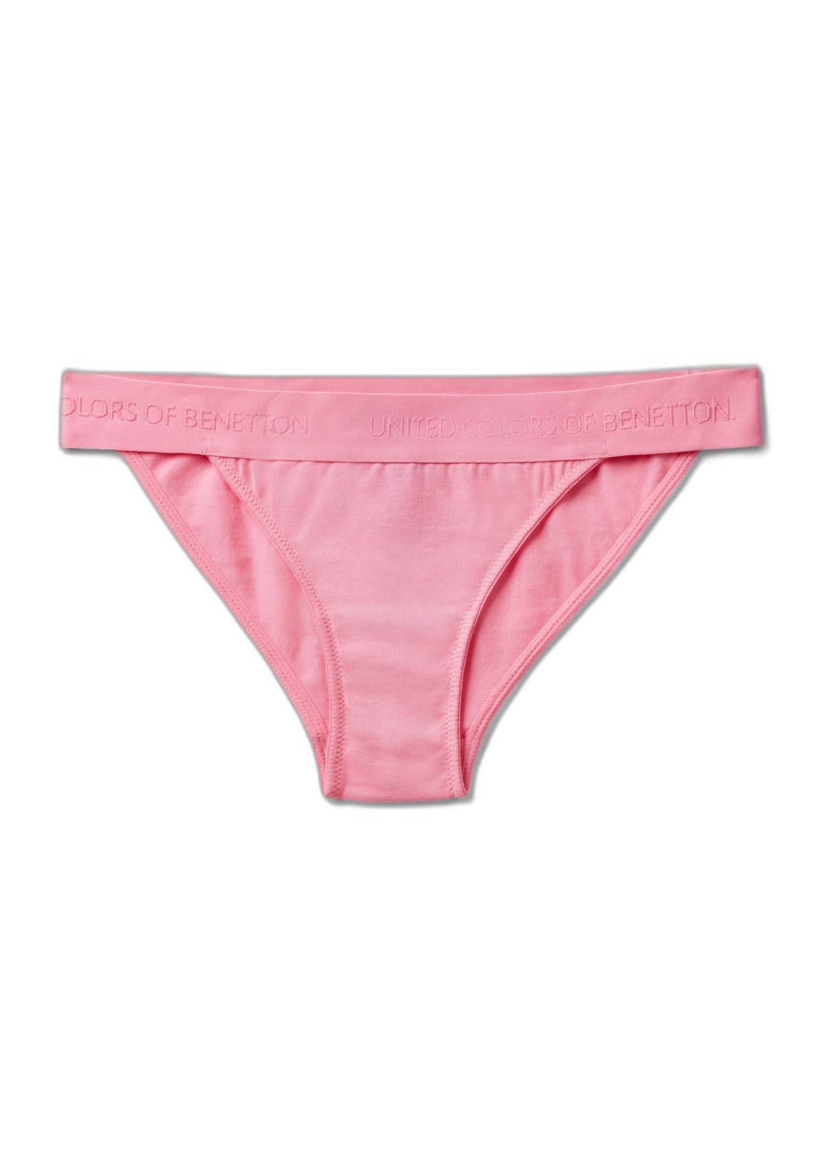 Benetton Slip Basso Donna Blu Notte XS Cotone Organico