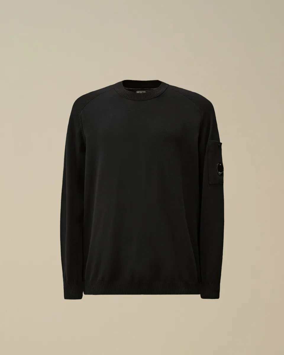 C.P. Company MKN105A maglione uomo Total Eclipse cotone