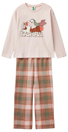 Benetton 34nb0p07l pigiama bambina taglia 90 cotone Disney