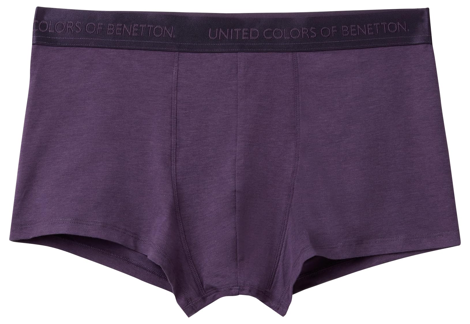 Benetton 3xkp2x00x boxer uomo L jersey stretch nero