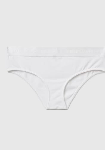 Benetton Slip fianco alto cotone organico elastico logato