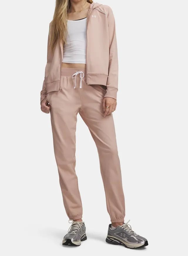 Under Armour Rival Tuta Donna Felpa Bashful Pink poliestere