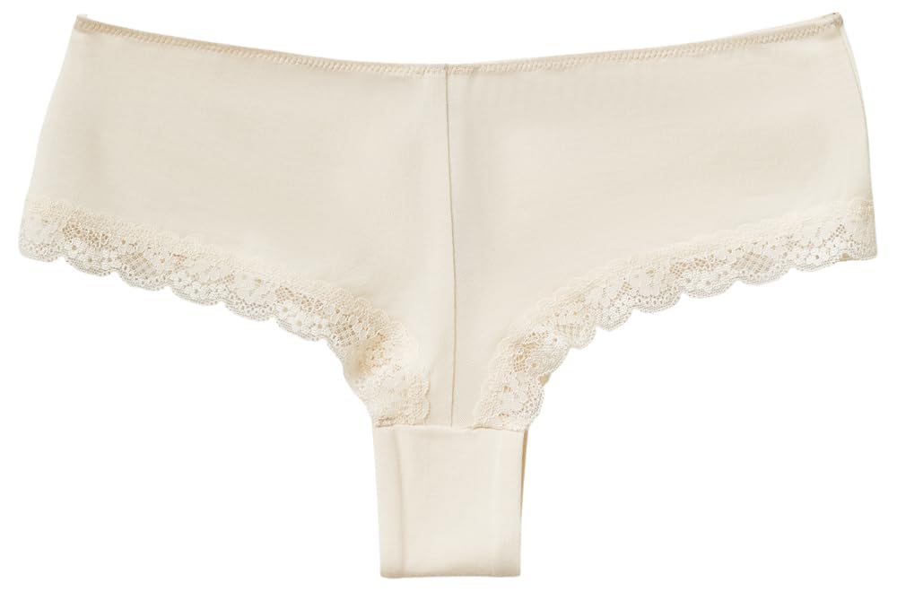 Benetton Slip 3OVL1S02B brasiliana beige XS modal pizzo