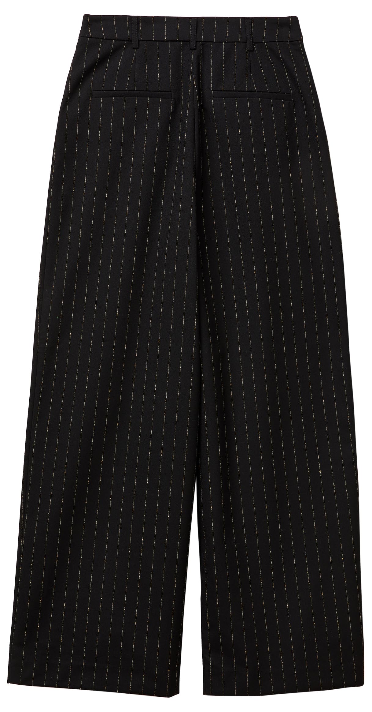 Benetton 4tuddf0af Pantaloni Donna 36 palazzo gessato