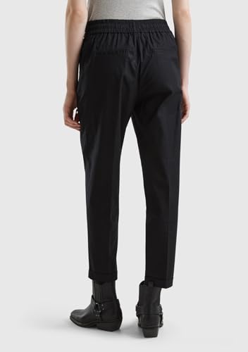 United Colors of Benetton 4CV0DF01C Pantalone Donna Nero M
