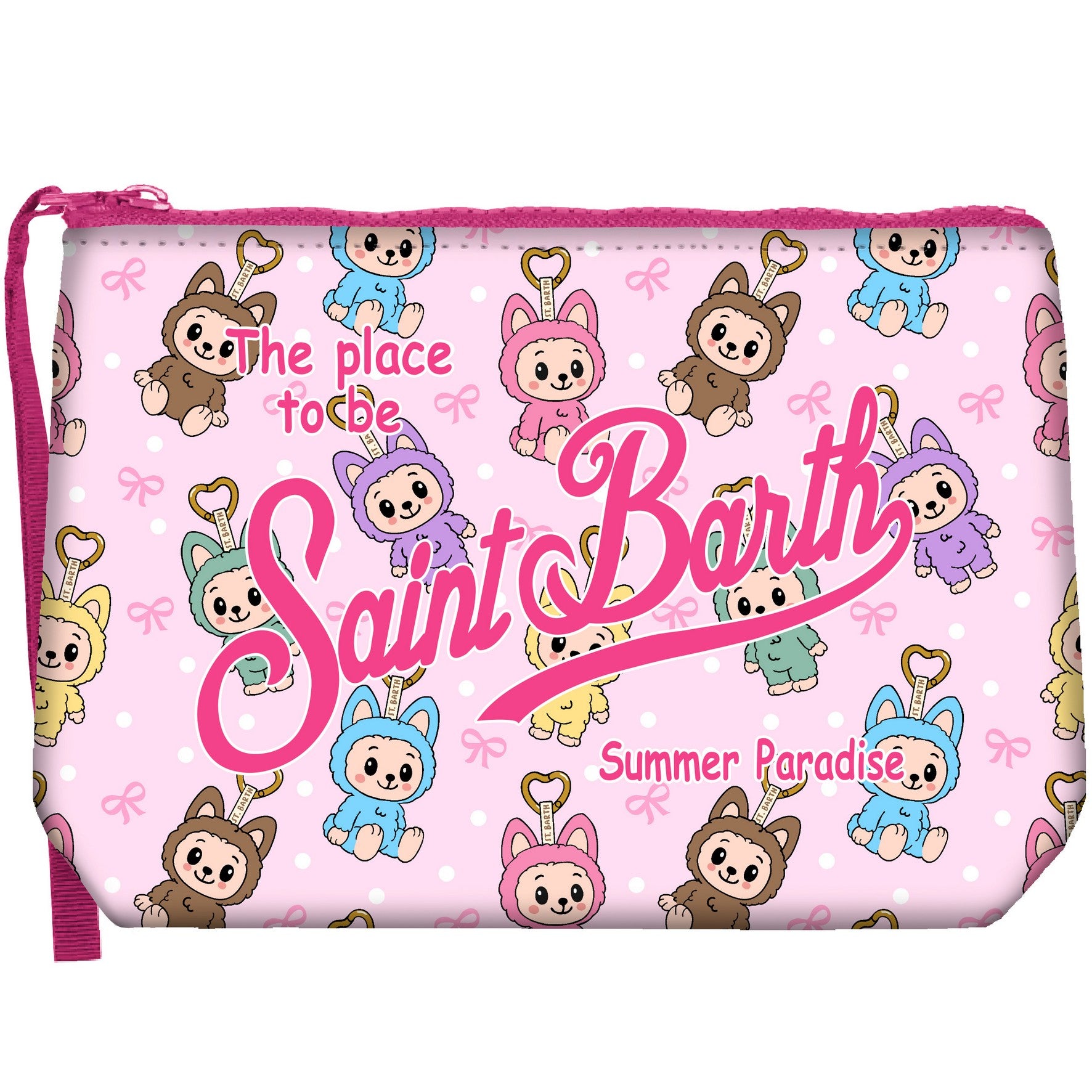 MC2 Saint Barth Aline 00756L Pochette Rosa scuba charms