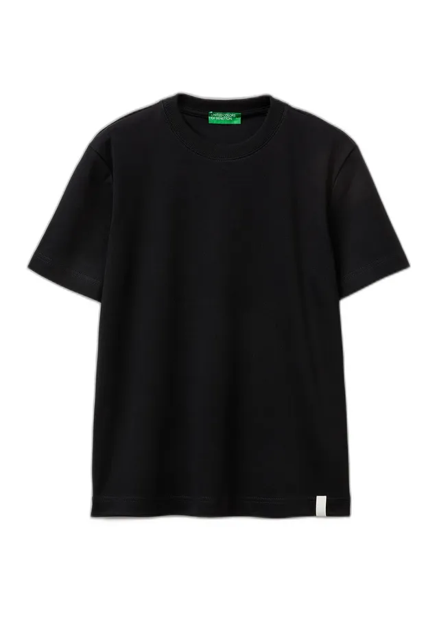 United Colors of Benetton 3T5BD10CA T-shirt Donna Nero