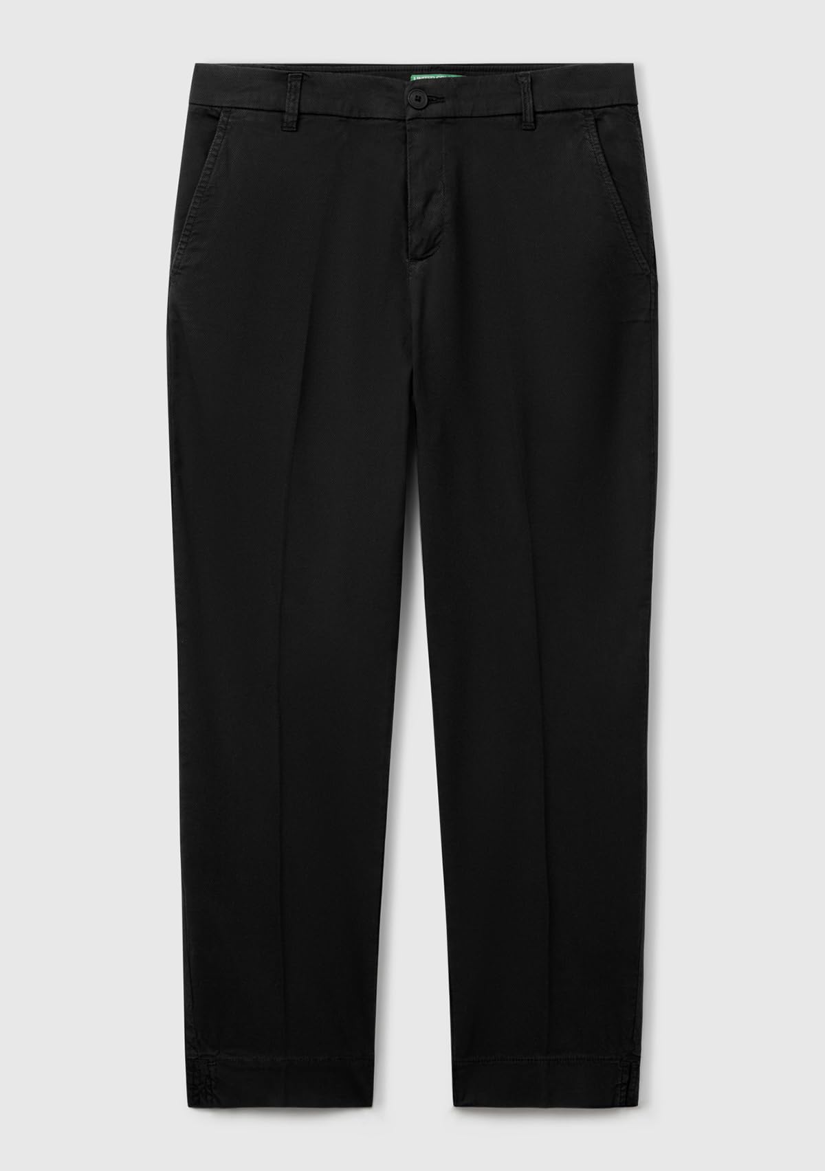 Benetton Pantaloni Donna Nero 100 Classici