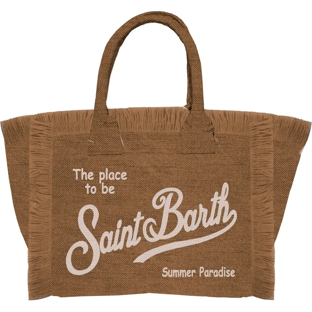 MC2 Saint Barth Vanity Linen 00396L borsa marrone