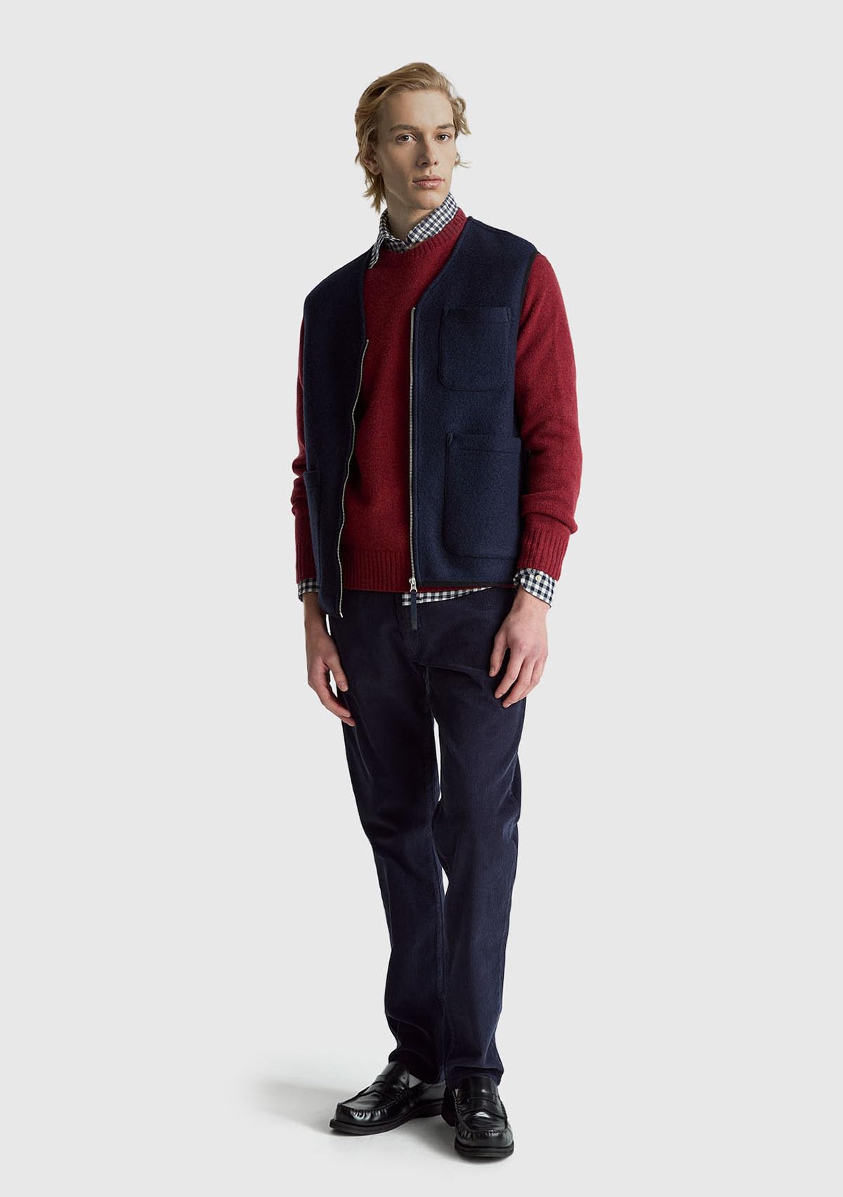Benetton 103mk1n24 Maglione Uomo Blu