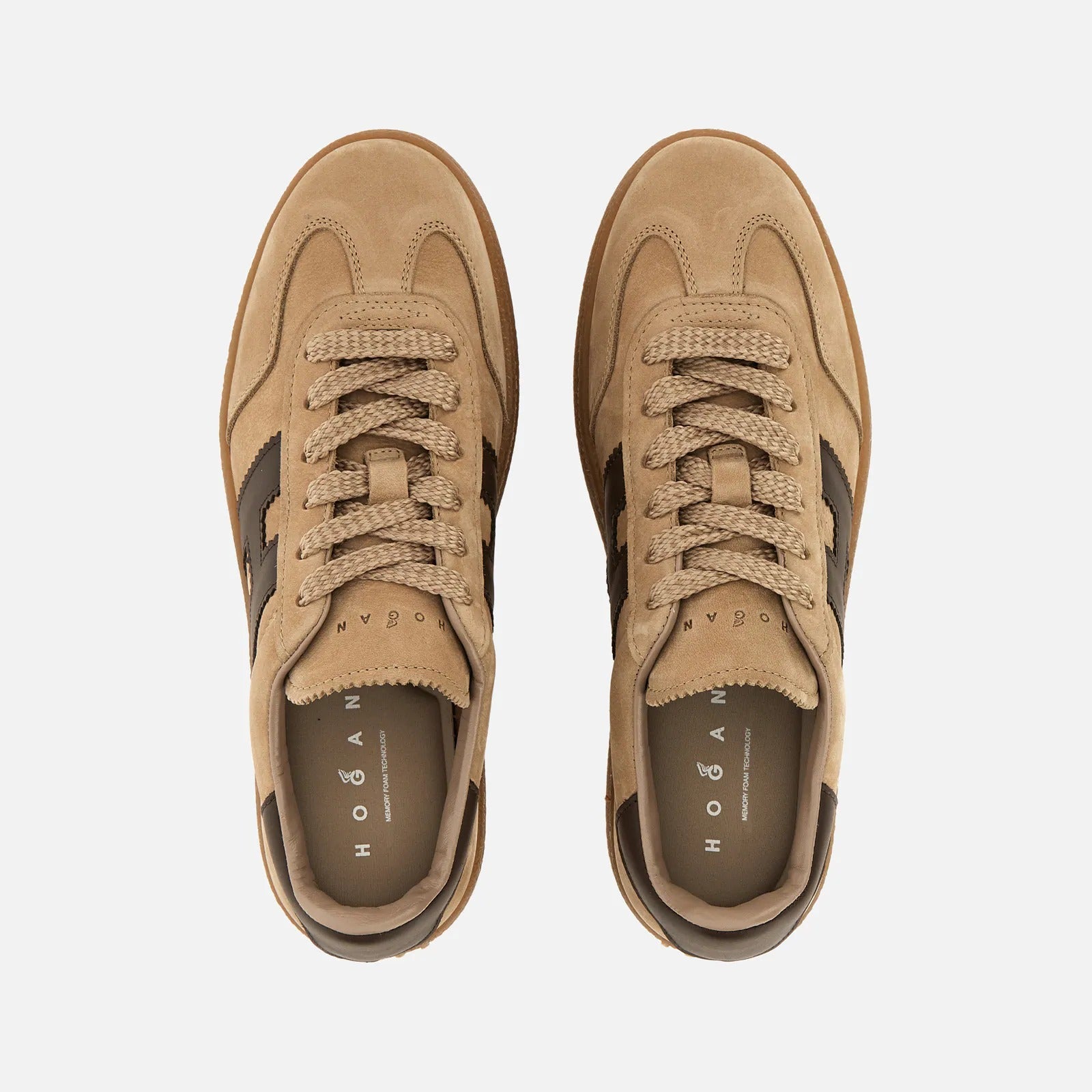 Hogan Cool H698 HXW6980 Sneakers Donna Marrone Beige