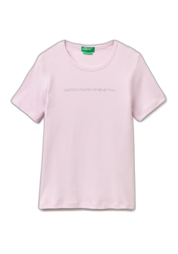 Benetton T-shirt e Polo 3ga8e16a2 T-Shirt Donna Rosa XXS casual