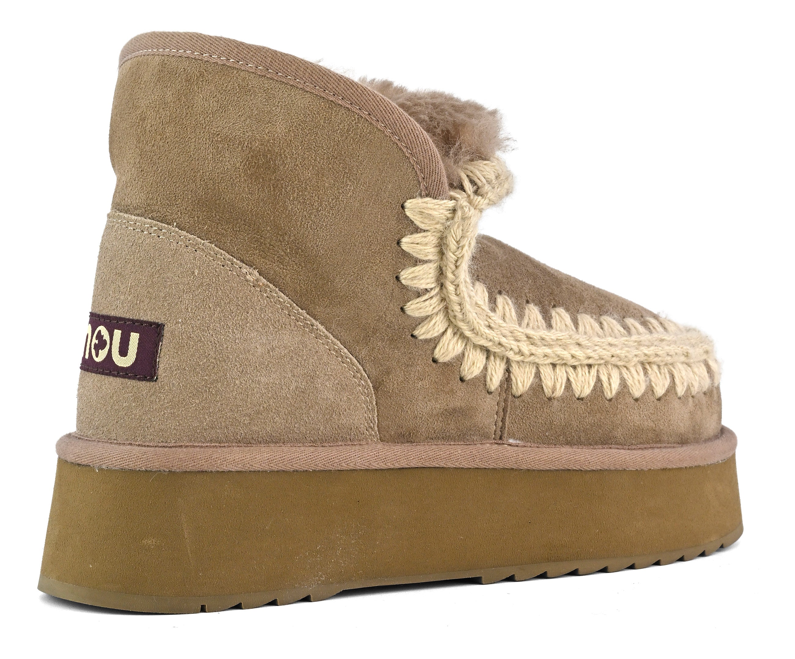 MOU Mini Eskimo FW681000A stivaletto donna Elephant Grey montone