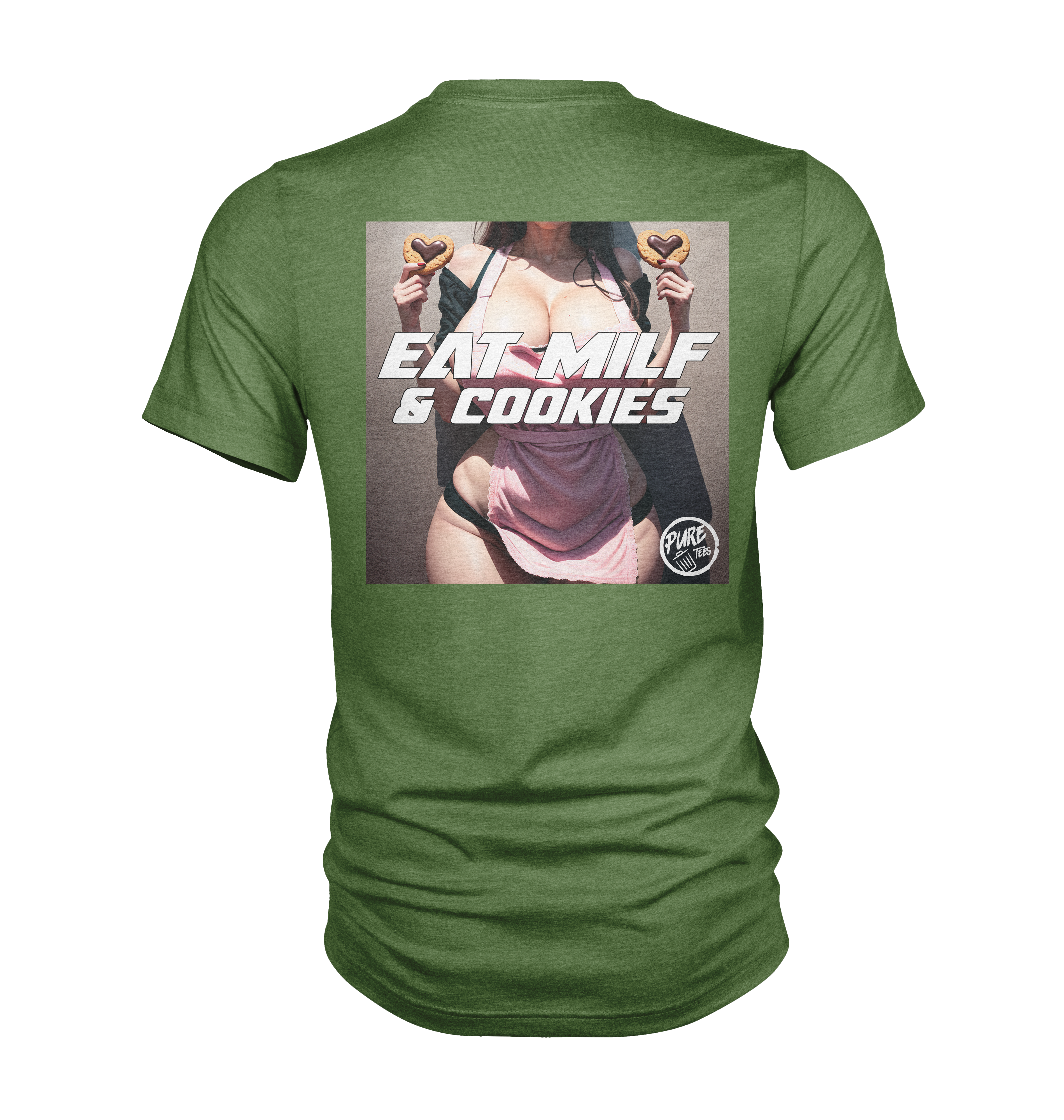 Pure Trash Eat MILF & Cookies v2 maglietta uomo nera