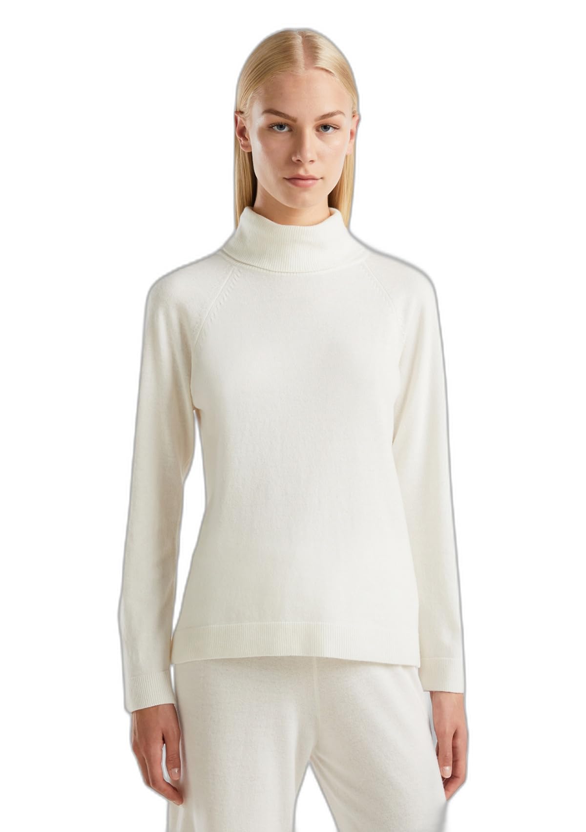 Benetton 1035d2551 Maglia Ciclista Donna M Bianco Panna