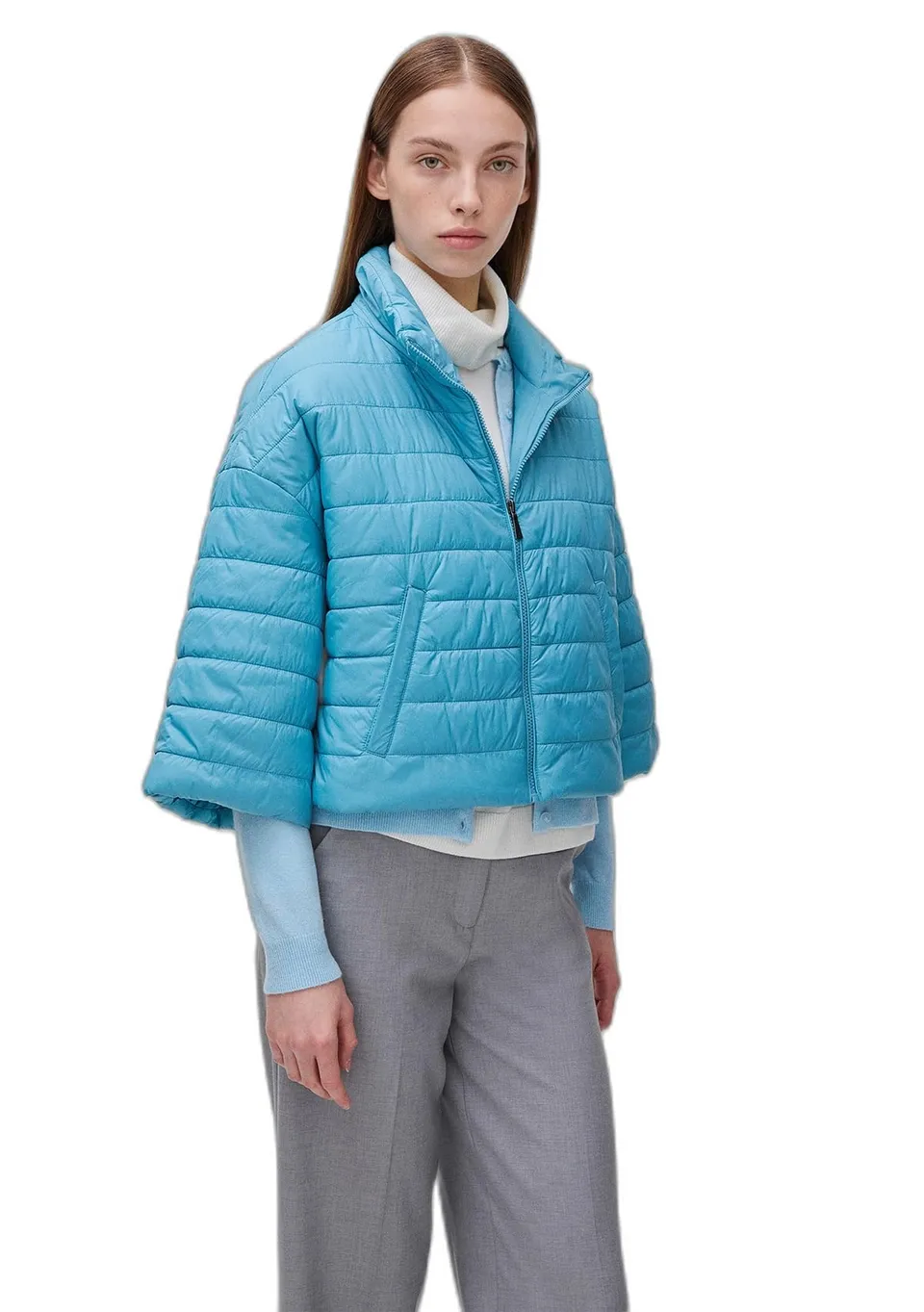 Benetton 2TWDDN09O Giubbotto Donna XXS Micropiuma Nylon