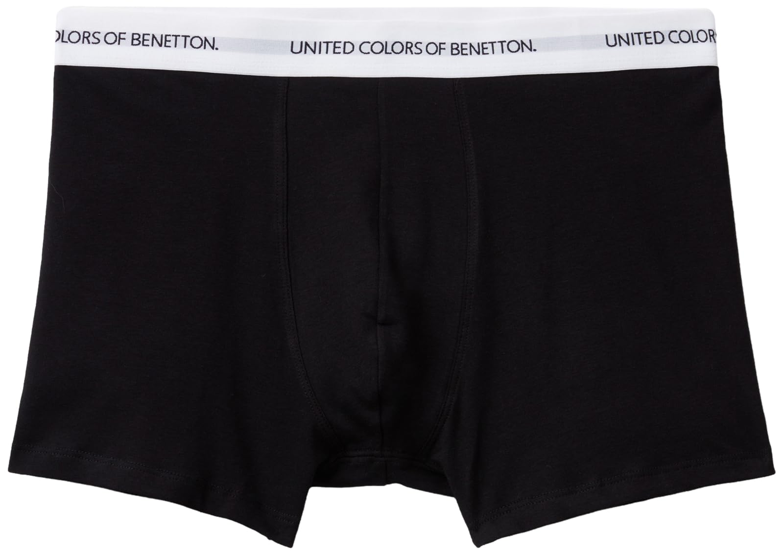 Benetton 3op82x00o boxer uomo cotone organico bianco