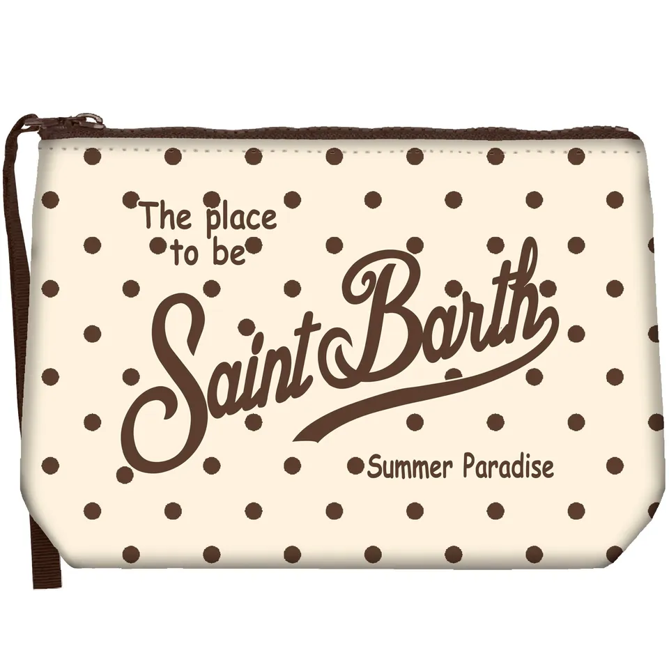 MC2 Saint Barth Aline 03287L pochette pois ecru scuba
