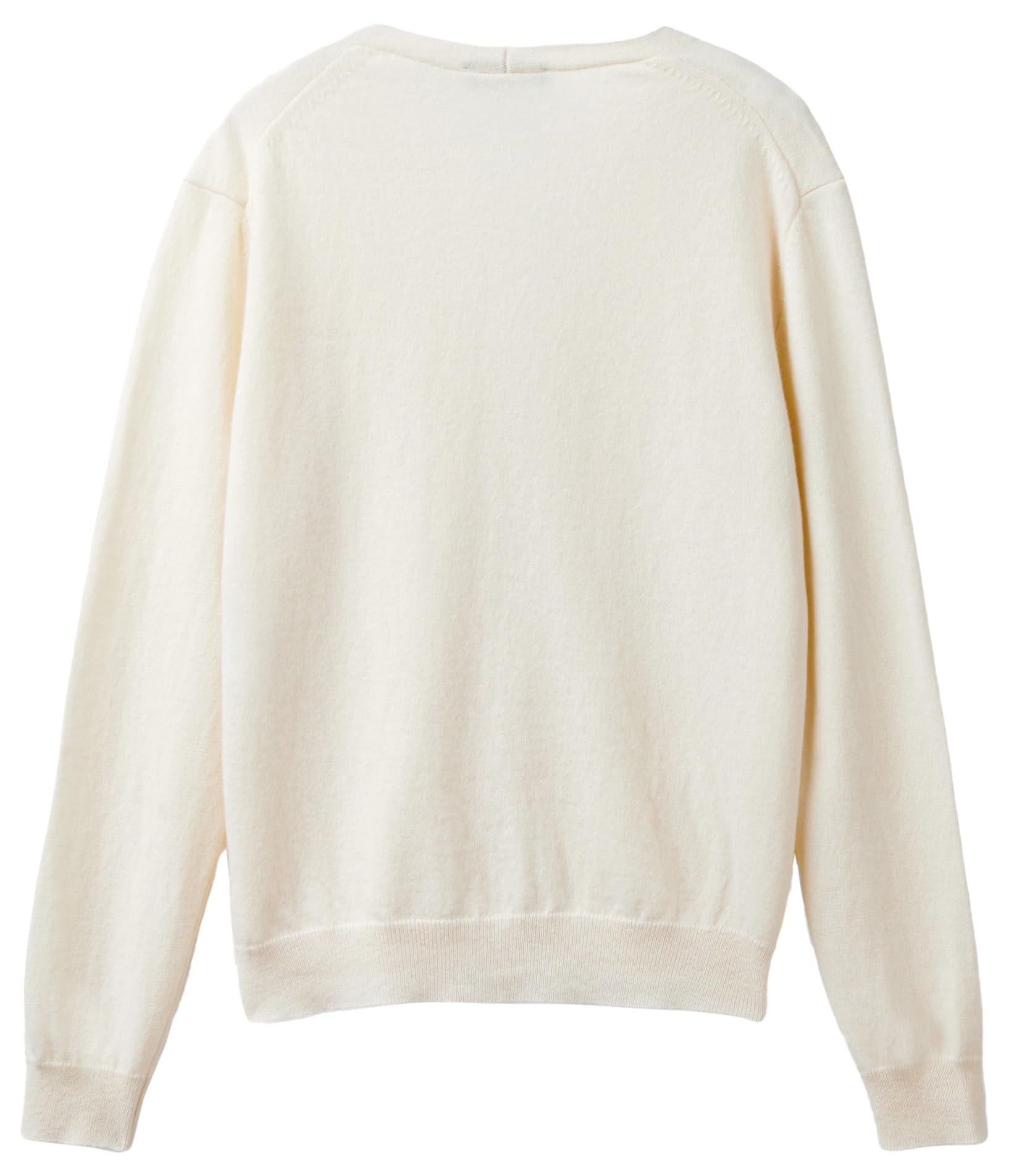 Benetton 1002d6879 Cardigan Donna L in Lana Merino