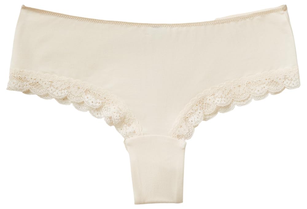 Benetton Slip 3OVL1S02B brasiliana beige XS modal pizzo