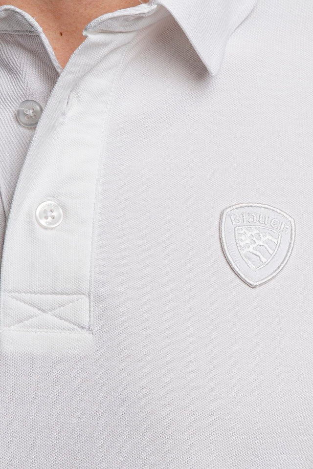 Blauer Albans 26SBLUT02298 polo bianco cotone