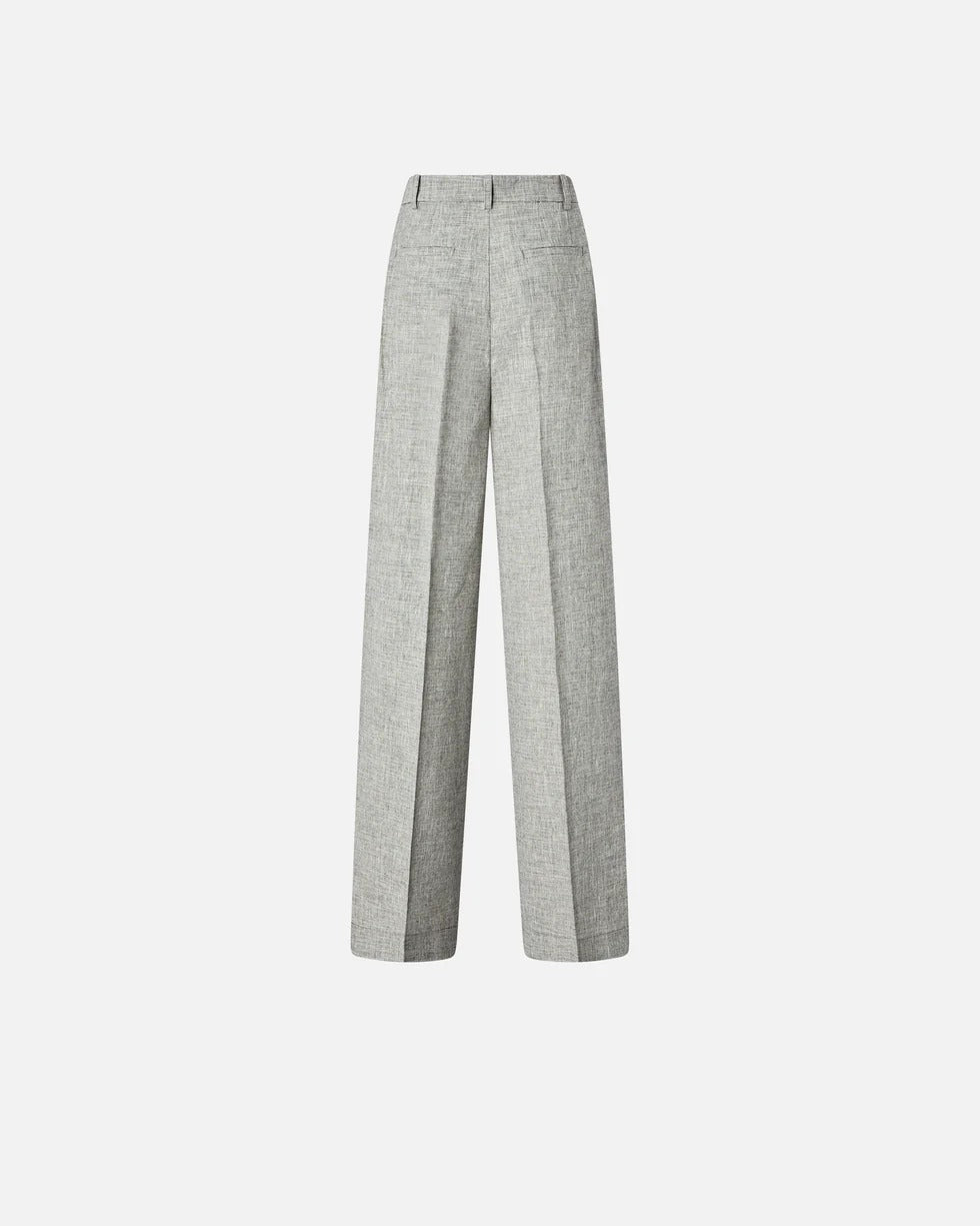 Pinko Brescello 106918 A3AS pantalone nero cotone lino