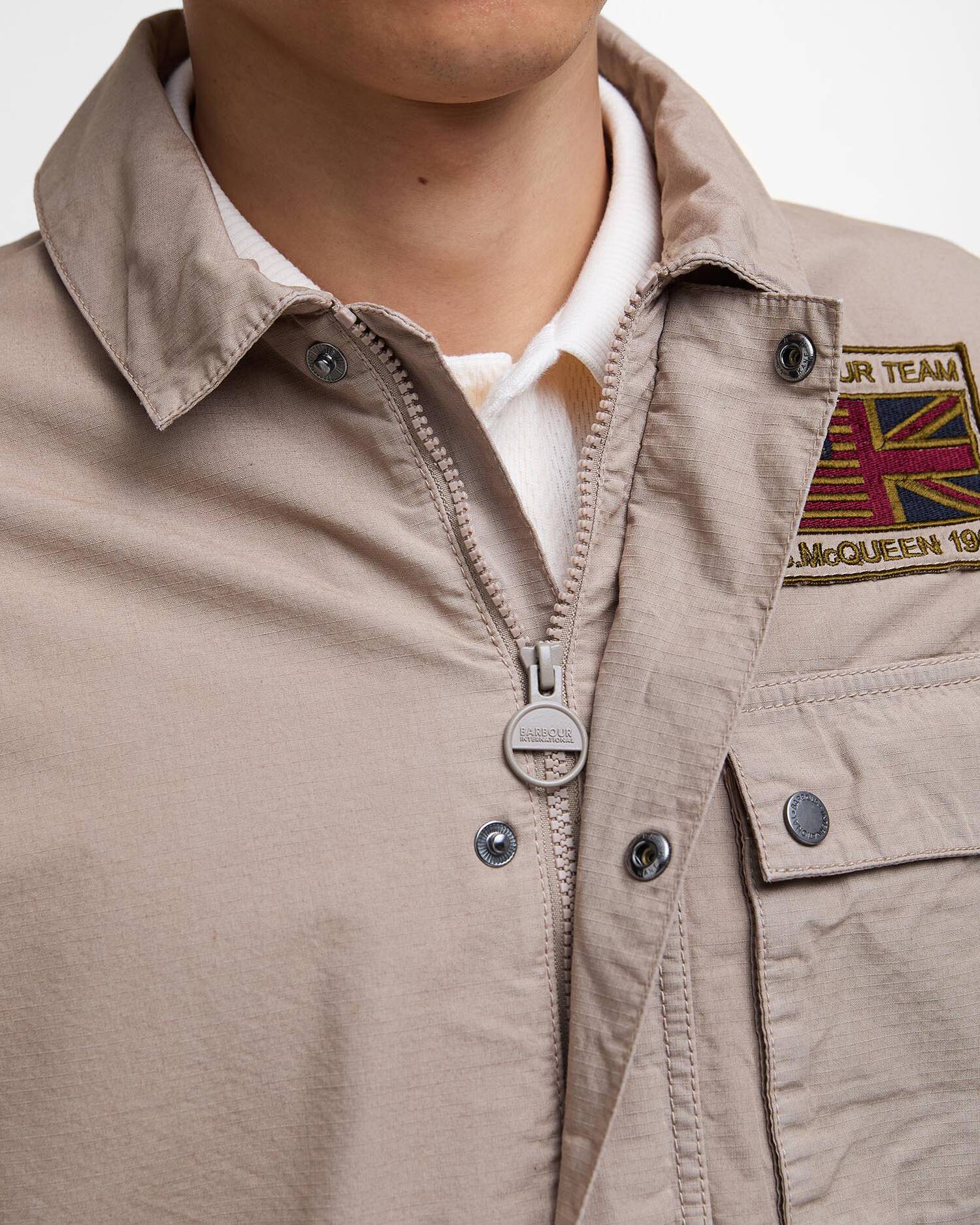 Barbour MCA0976 Giacca Uomo Timberwolf Cotone