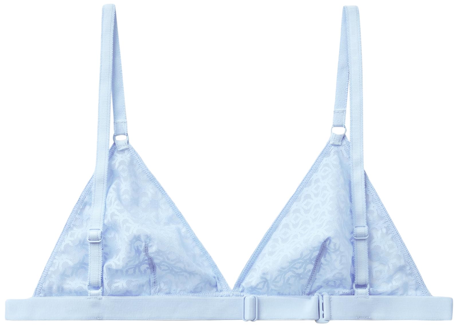 Benetton 3eq91r016 Reggiseno Donna XS Celeste triangolo