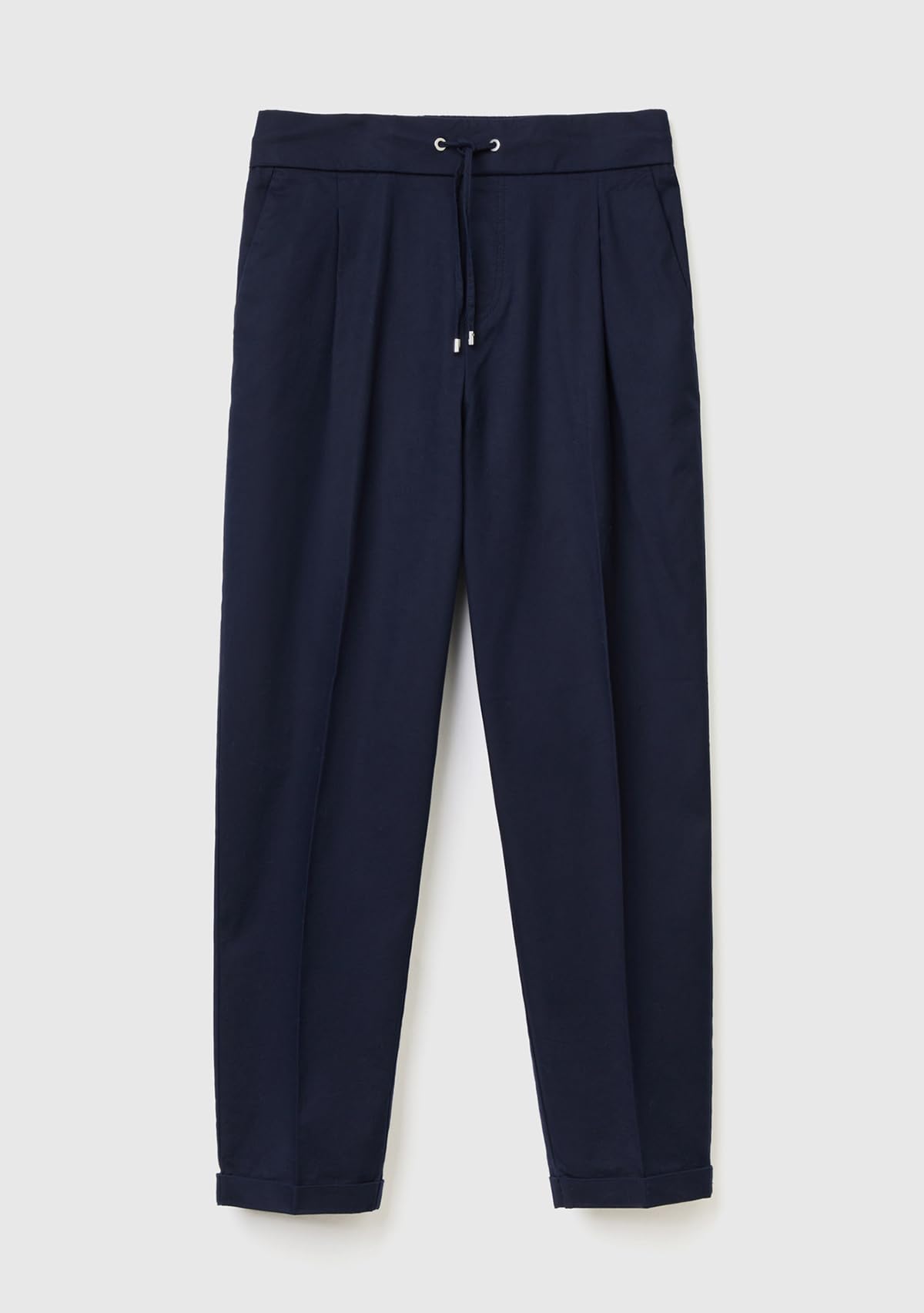 Benetton Pantaloni Joggers Donna Cotone Blu Scuro