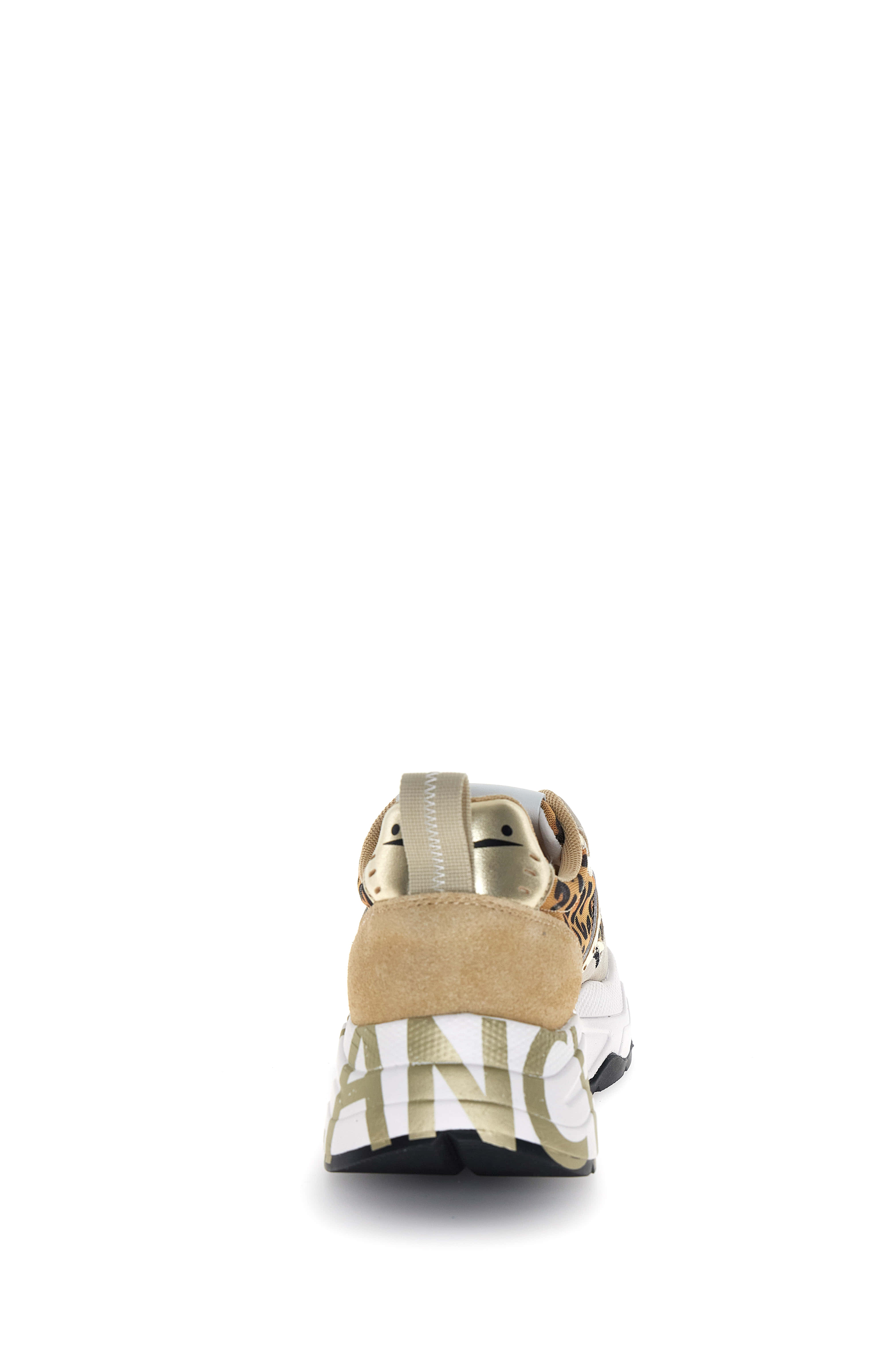 Voile Blanche Club 105 sneaker donna beige animalier platino