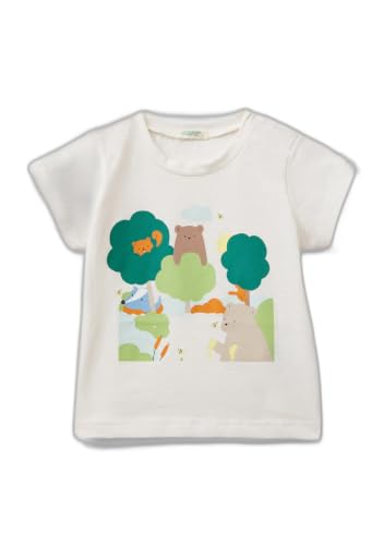 Benetton T-shirt bimbo 50 cotone organico mezza manica