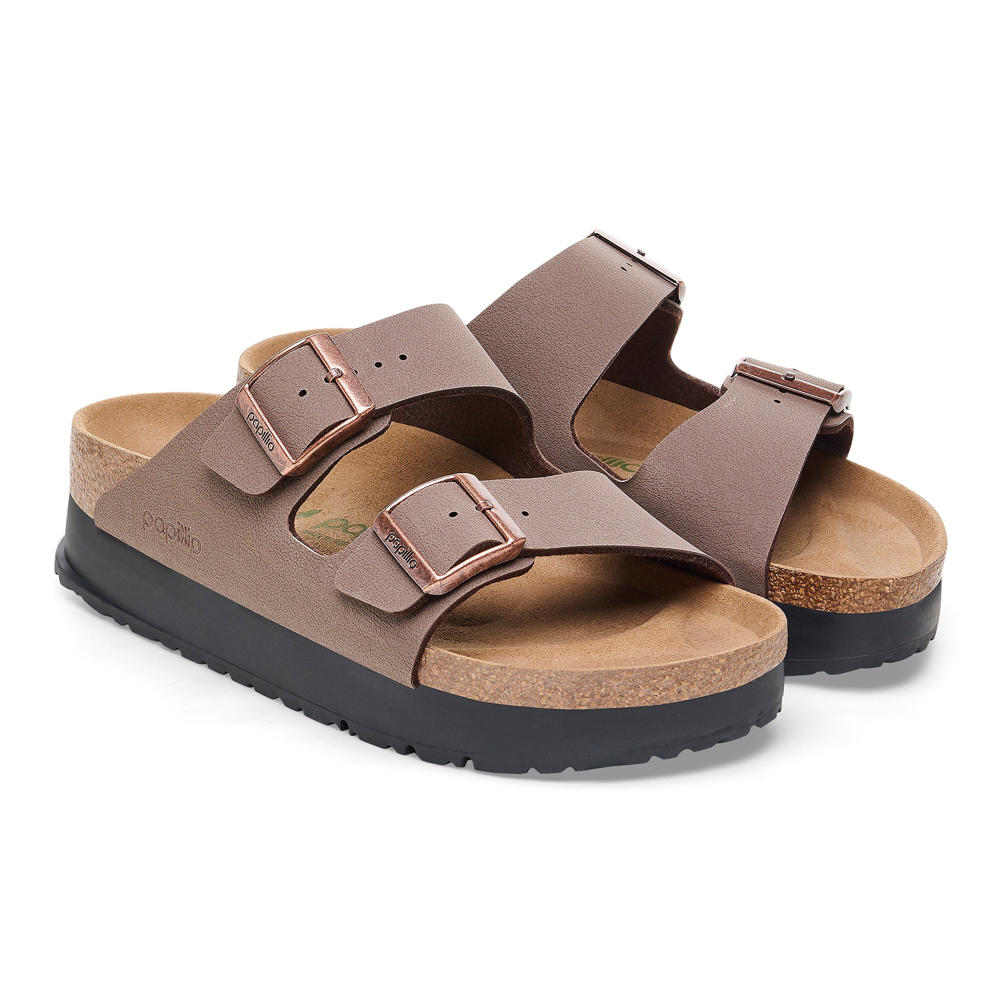 Birkenstock 1027417 Ciabatta Arizona Platform Mocca