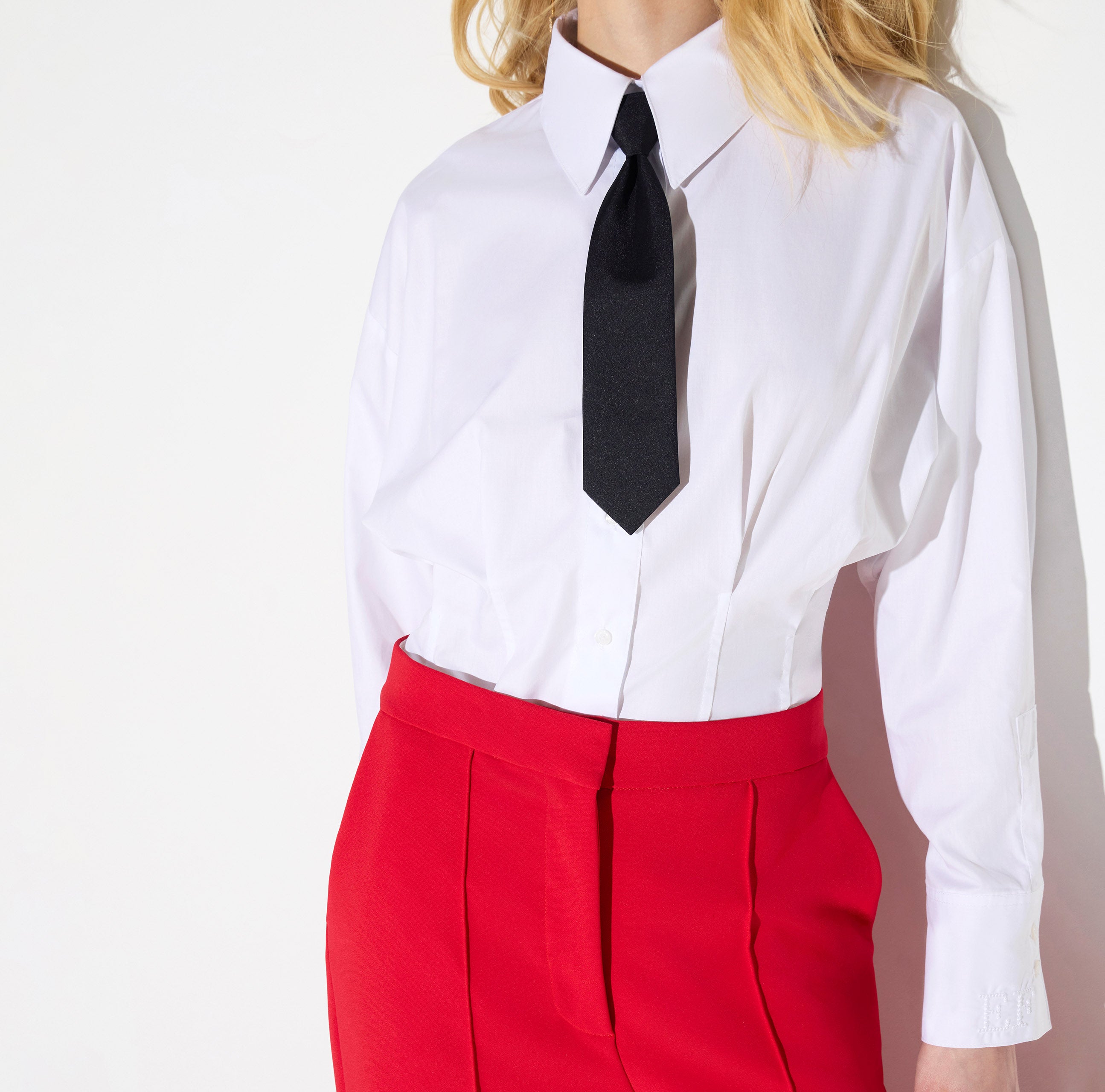 Elisabetta Franchi CA19867E2 Camicia Bianco Popeline